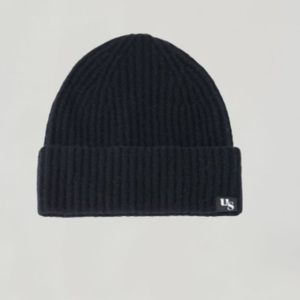 Uncle Studios Black Cashmere Beanie